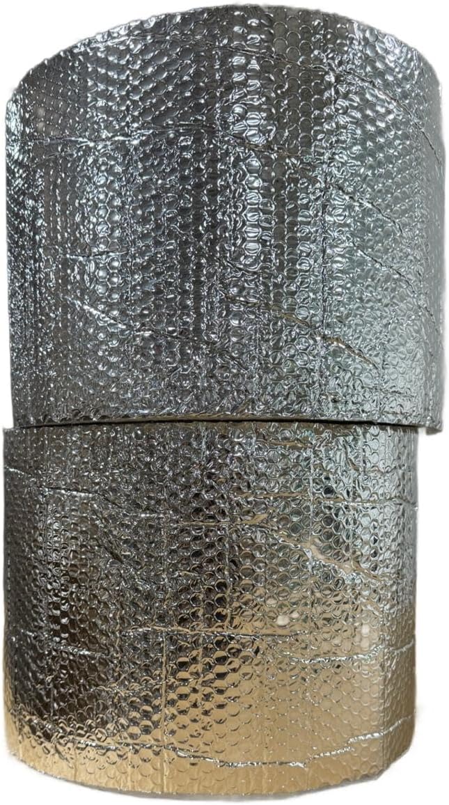 3/16" x 125' Reflective Bubble Cushioning Wrap Roll Thermal Insulation (12" x 125')