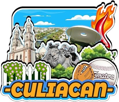 Culiacan Sinaloa Mexico Fridge Magnet Wooden Magnet Art Souvenirs Creative Collection Handmade Travel Home Office Gifts Landscape Refrigerator Decor 2619