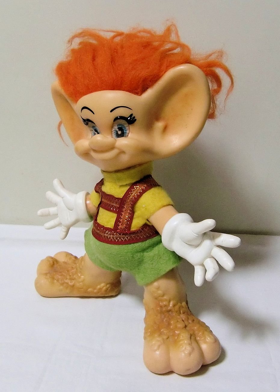 五本指のトロール フィギュア 27cm 1973年 昭和レトロ ヴィンテージ