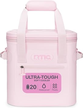 RTIC 20 Can Ultra-Tough Soft Cooler Waterproof | Insulated Soft Cooler Bag for Ice, Lunch, Beach, Drinks, Travel, Camping, Picnic, Car and Hiking, Floating, Leakproof