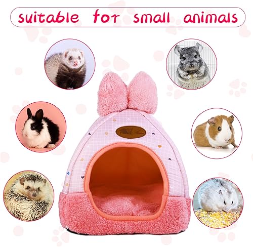 Miniatura 4 de Escondites de cama de conejo, hurones, ratas, erizos, jaula de chinchilla, accesorio para conejo, conejillo de indias, hámster, cama de conejo