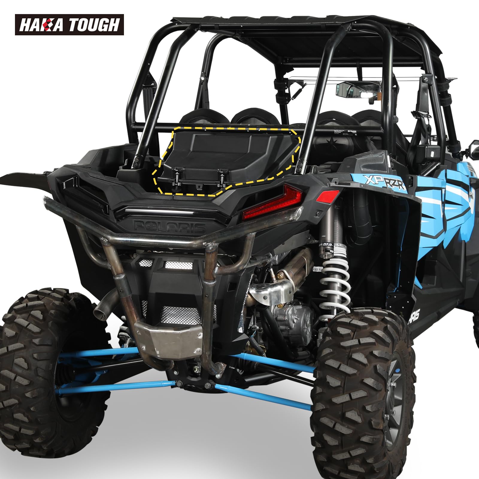 HAKA TOUGH Caja de carga de almacenamiento trasera de 69 cuartos de galón para Polaris RZR 1000 XP /XP4/900/Turbo / 1000 S accesorios