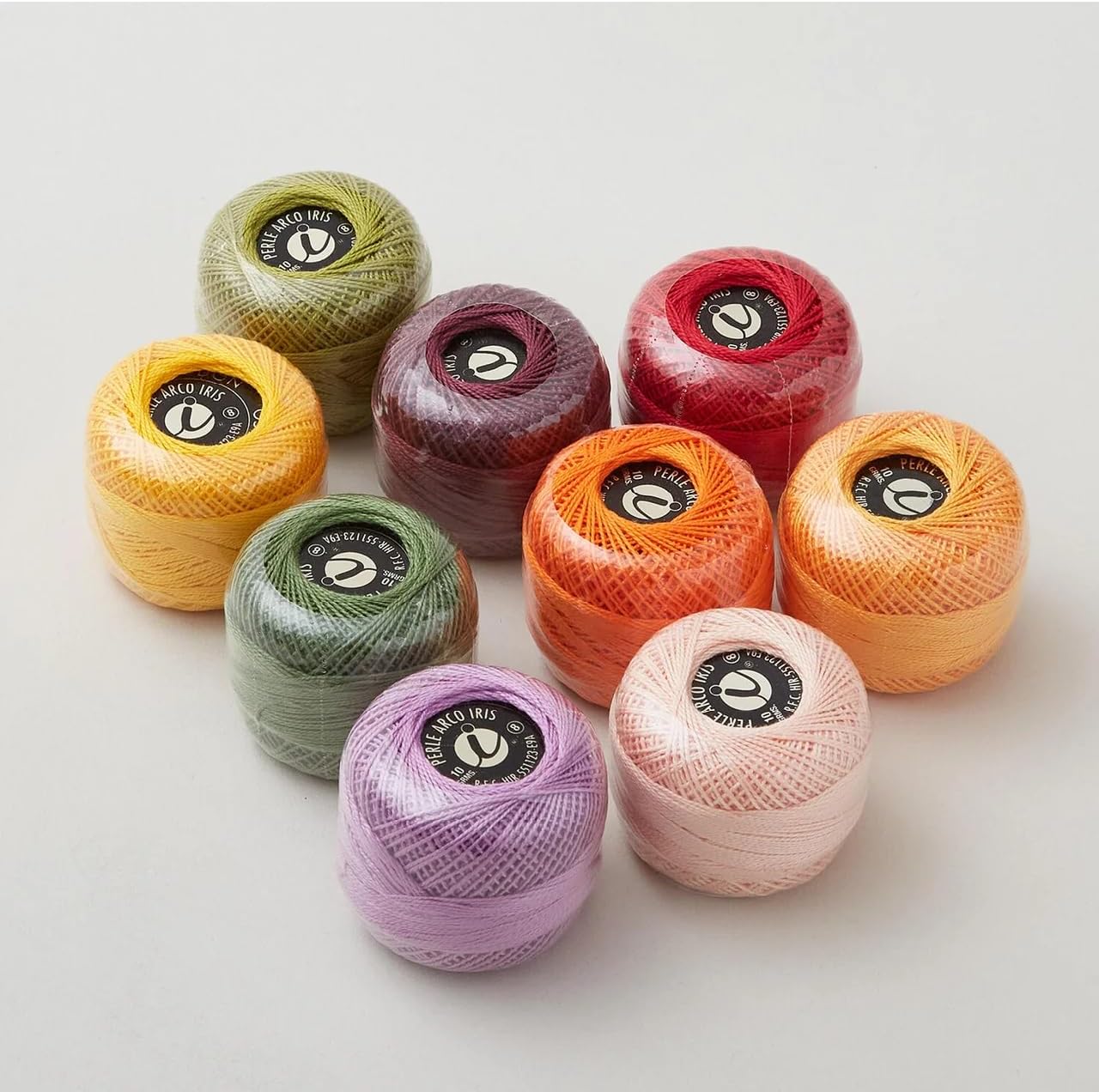 Missouri Star Autumn Wishes Perle Cotton Floss Pack – 9 Vibrant #8 Perle Cotton Embroidery Thread Balls for Fall Quilting, Hand Stitching & Peel & Stitch Projects