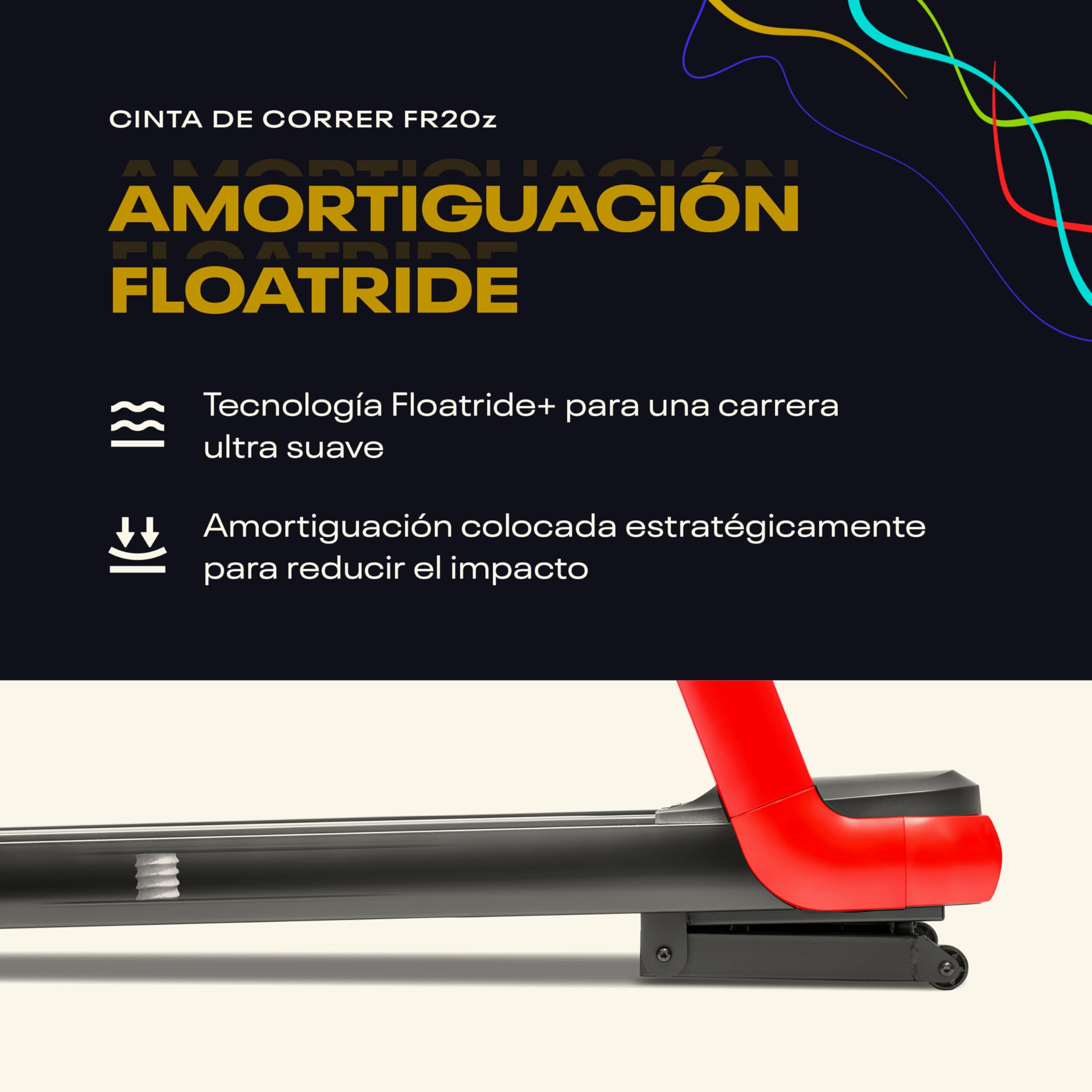 Cinta de Correr Reebok FR30z/FR20z Floatride - Zwift y Kinomap - Unisex-Adulto