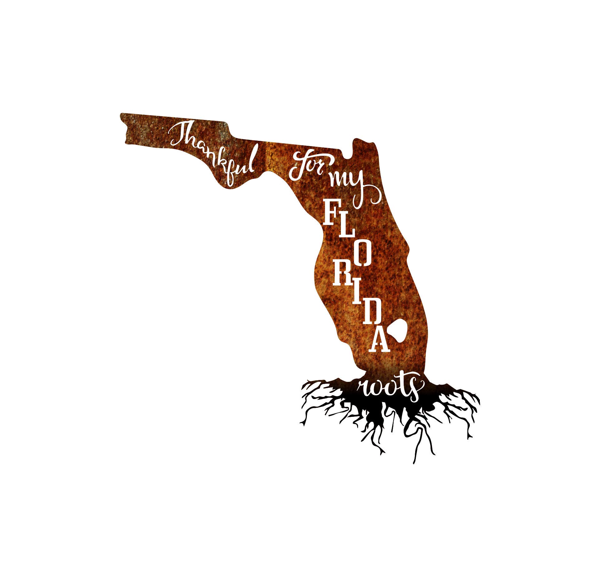 Buy Precision Metal Art Florida Roots Steel Laser Cut Wall Art 18