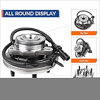 Vista 2 de MACEL 515050 Conjunto de rodamiento de cubo de rueda delantera compatible con Ford Explorer 2002-2005, Lincoln Aviator 2003-2005, Mercury