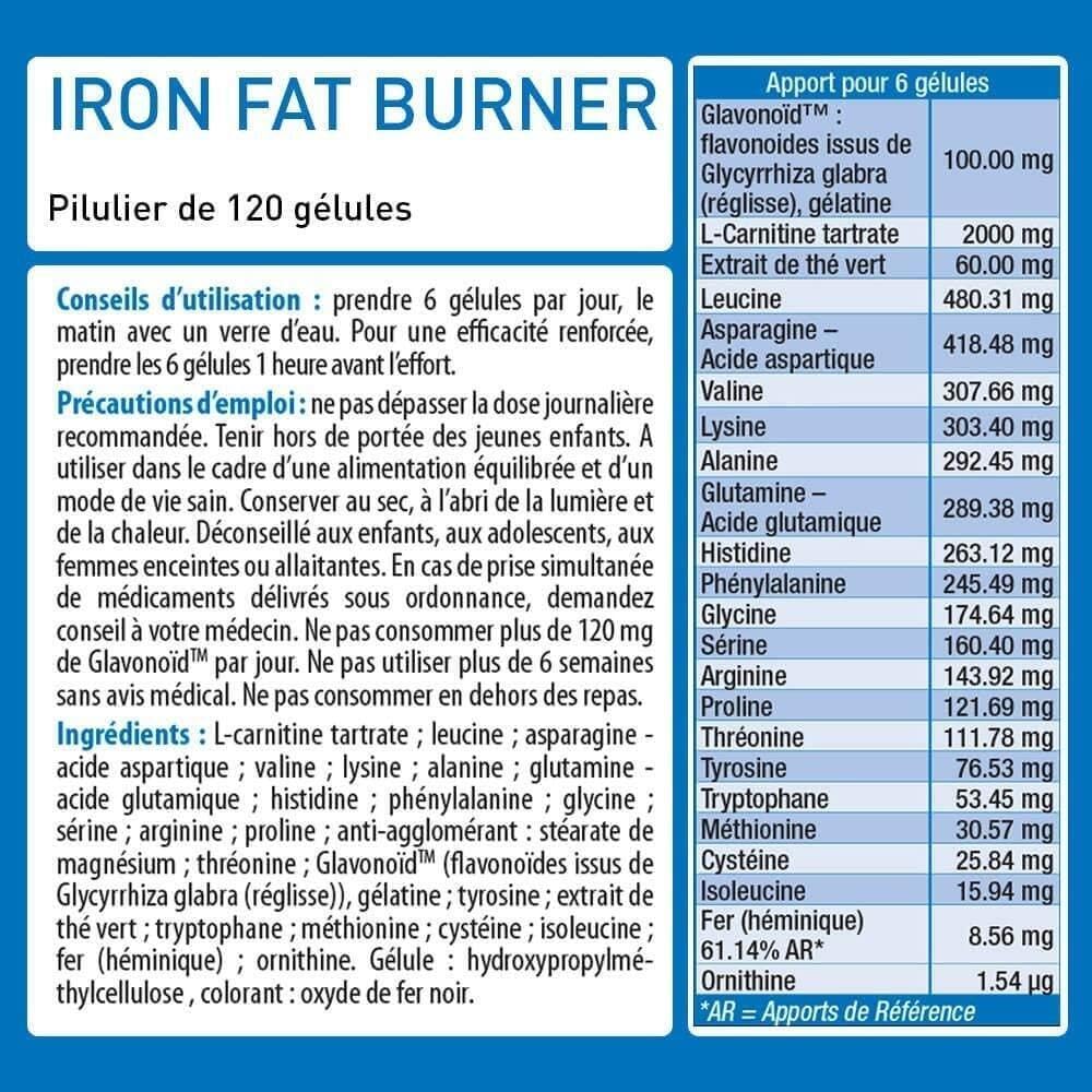 PACK Objectif Minceur BRULE GRAISSE IRON ULTRA FAT BURNER E.A.A + LIQUID BURNER Pina Colada 3 en 1 - Minceur Femme et Homme - Eric Favre