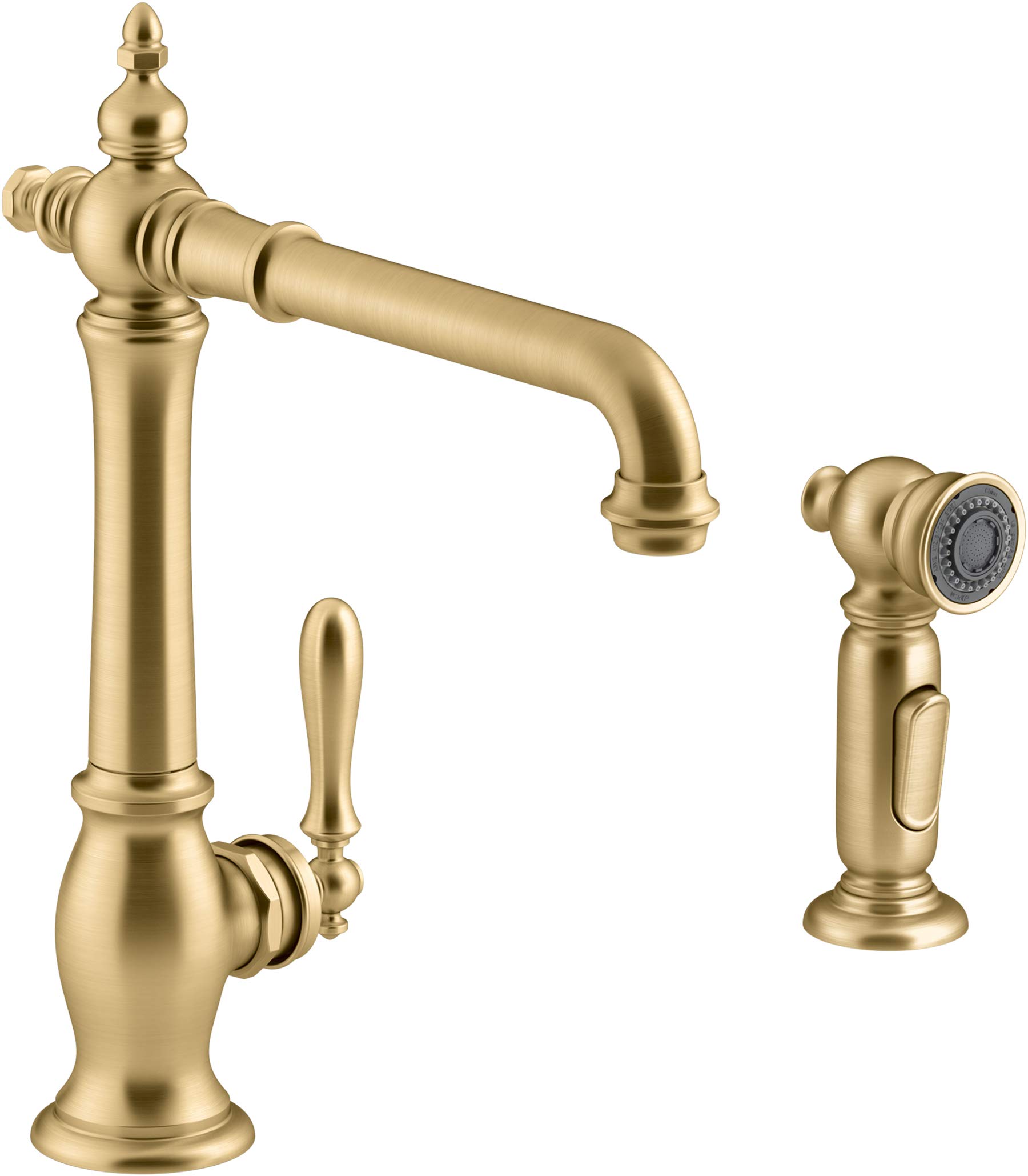 Kohler K-99265-2MB Artifacts Single Handle Kitchen Sink Faucet