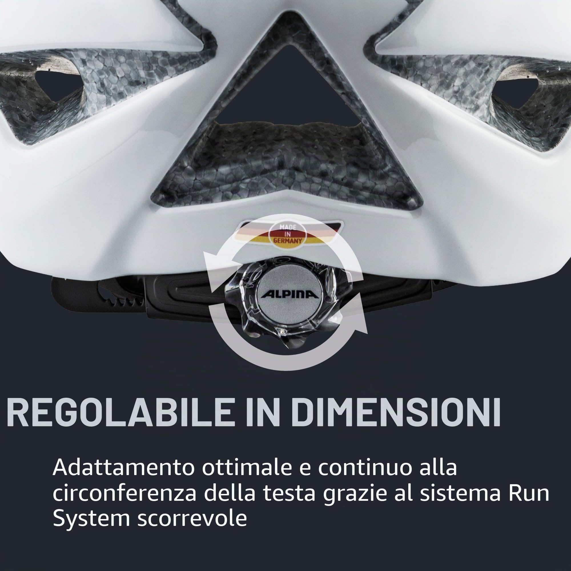ALPINA PANOMA CLASSIC - Casco da ciclismo per adulti - white-prosecco gloss - 52-57 cm