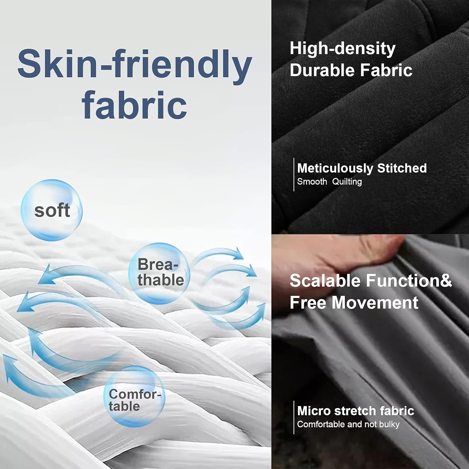 Chrisuno Women's Warm Winter Coat Velvet Puffer Jacket Quilted Faux Fur Hood - Image 5