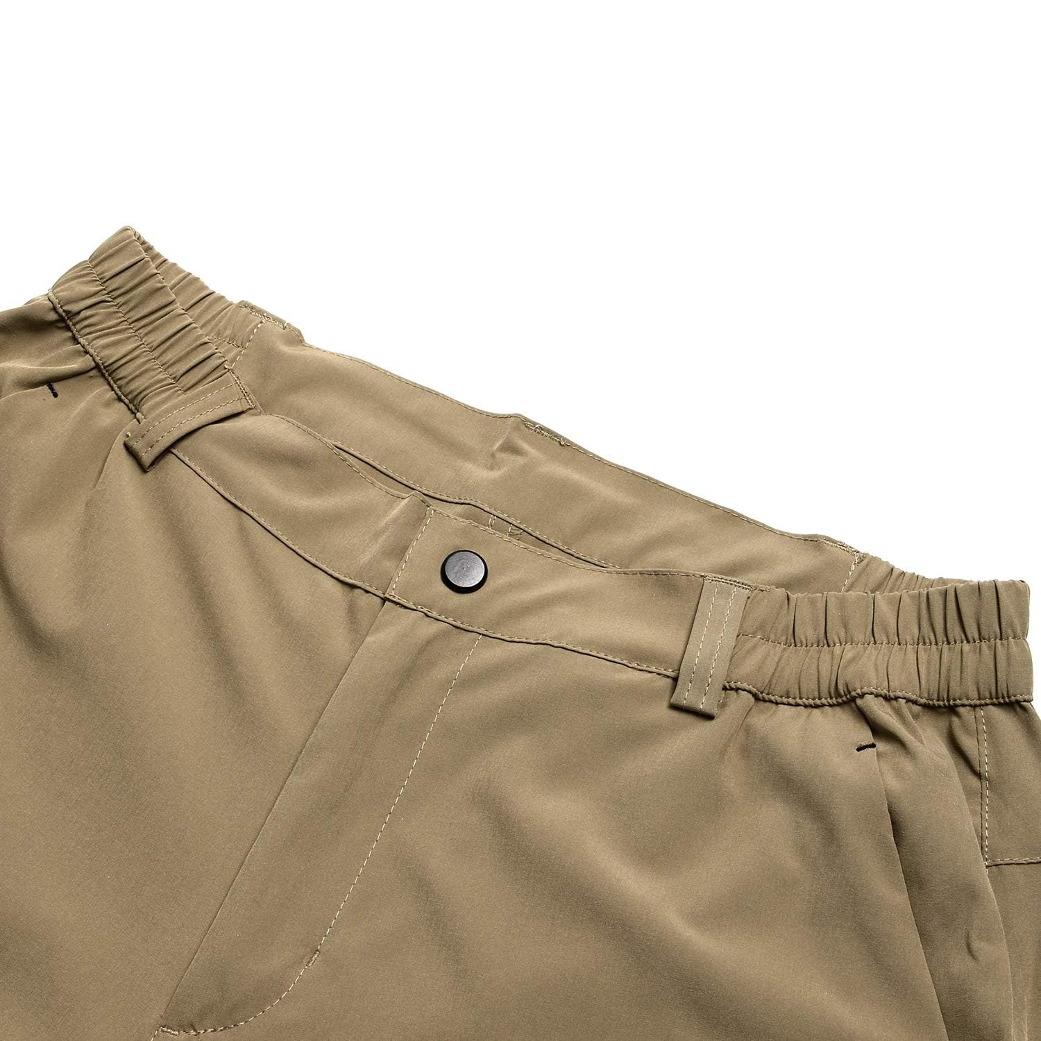 Pantaloni da uomo per attività outdoor, in due parti, smontabili, protezione solare, ad asciugatura rapida, pantaloni funzionali con cintura