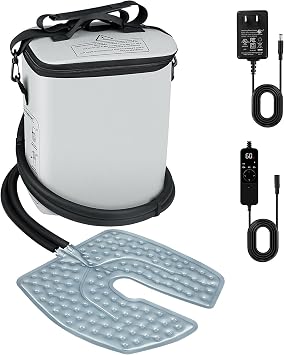 Ice Machine for Knee After Surgery 19 QT 18L Cold Therapy System with Timer, 5 Speeds Circulating Cold Water for Knee, Back, Shoulder Pain Relief & Post-Surgery Recovery Dad Gifts & Mom Gifts