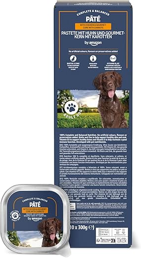 Marchio Amazon - Lifelong, Alimento per cani, Paté con pollo e un...