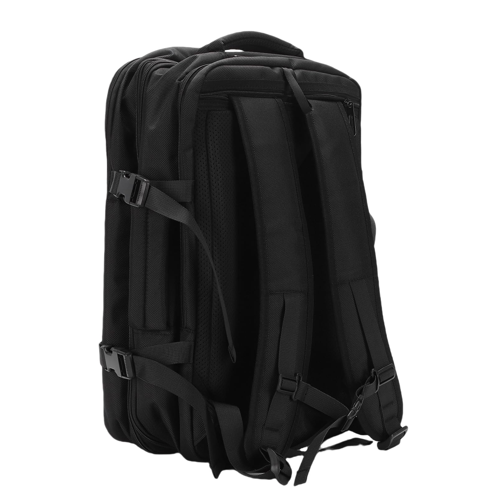 Zaino a Compressione Sottovuoto Convertibile con Cinghia per Bagagli, Lucchetto a Combinazione e Scomparto per Laptop da 15,6 Pollici, Viaggiatori, Blu