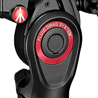 Vista 5 de Manfrotto Befree - Cabezal de trípode para cámara en vivo de 3 vías, aluminio, carga útil de 13.2 lbs, para trípodes de viaje, con asas plegables