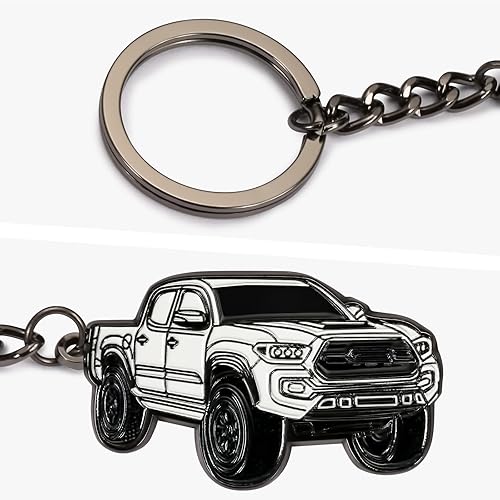 Miniatura 4 de Llavero de metal para automóvil, llavero de automóvil, accesorio para hombre y mujer, color negro