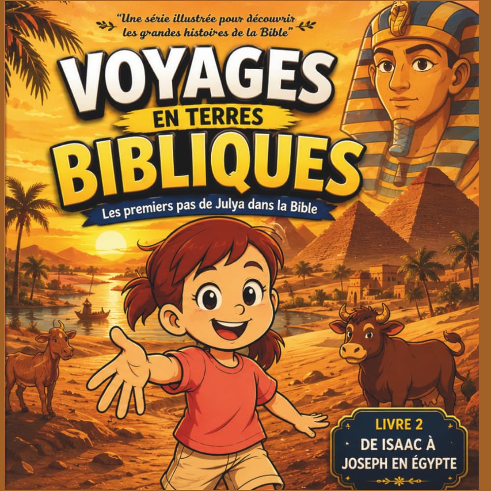 Voyages en Terres Bibliques: Les premiers pas de Júlya dans la bible.: Une série illustrée, pour les enfants, pour découvrir les grandes histoires de ... découvrir les grandes histoires de la Bible.)