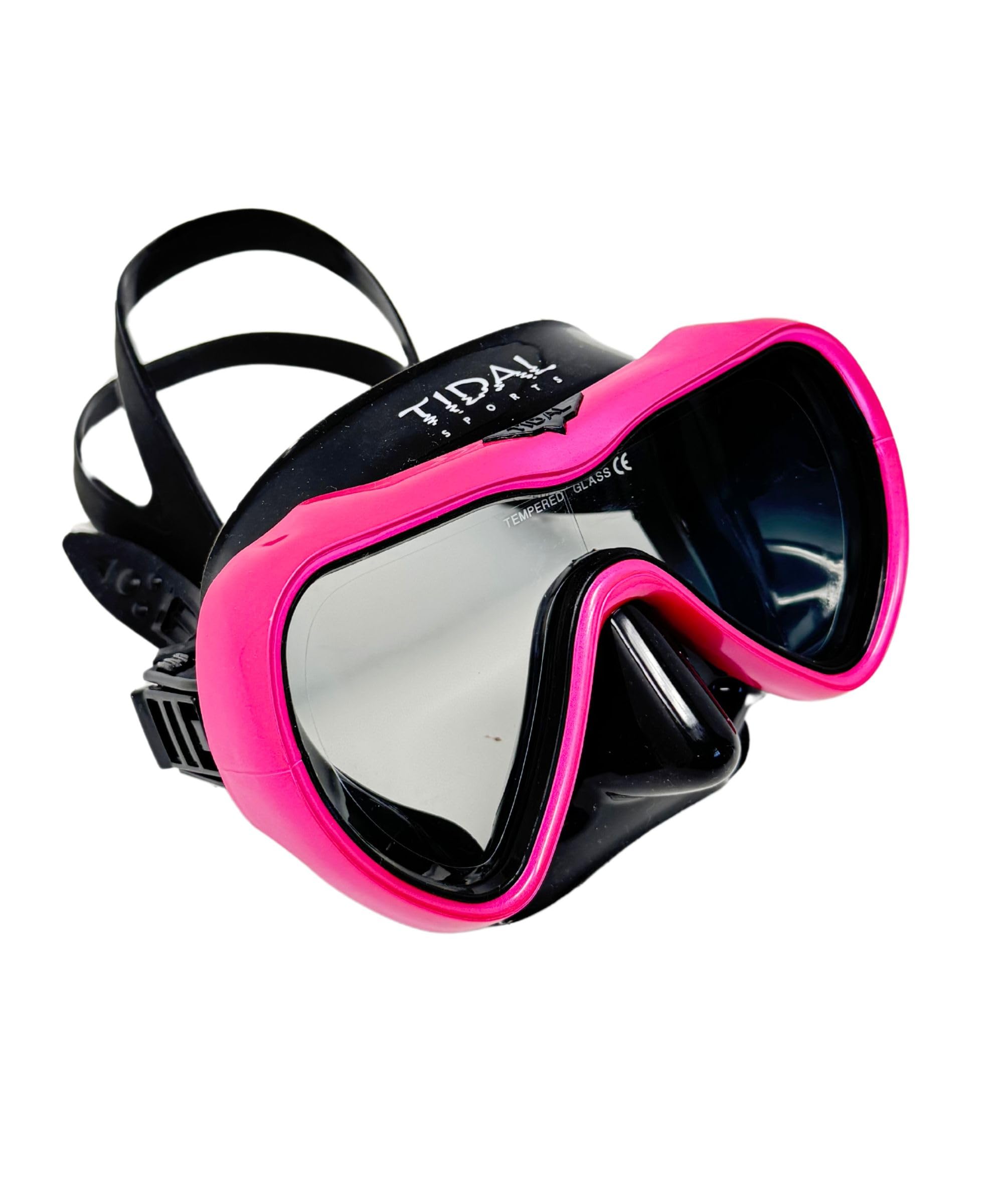 Tidal Mask-Advanced Anti Fog Diving Mask for Scuba Diving, Snorkeling, Free Diving&Swimming. Wide-Angle Tempered Glass Single Lens.