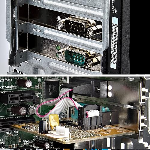 Miniatura 8 de StarTech.com Tarjeta de interfaz serie PCI Express de 2 puertos, tarjeta serie PCIe a RS232 (DB9), UART 16C1050, soportes de perfil bajocompleto,