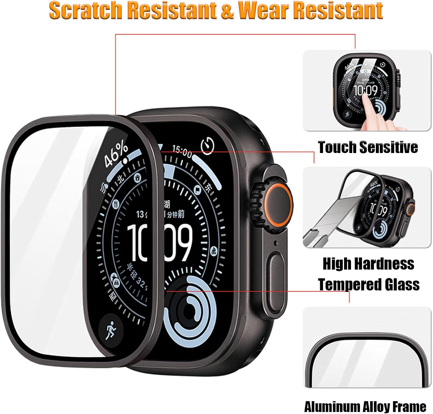 for Watch Ultra 3 Screen Protector 49mm Keep Original 2 Pack image 2