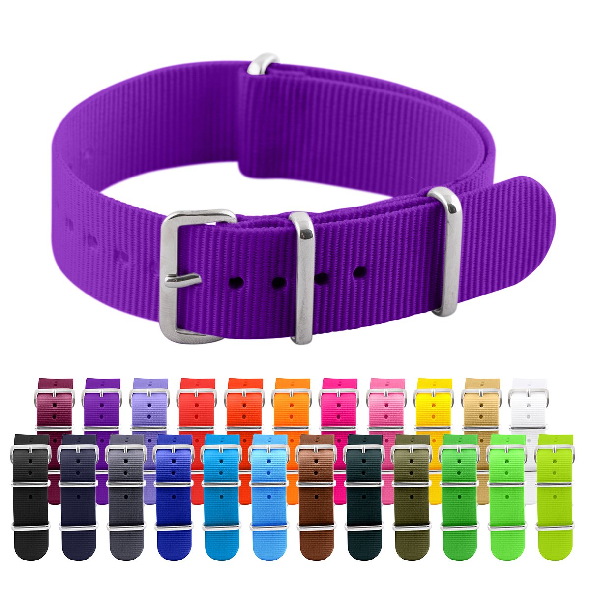Clockwork Synergy® Classic Nylon Ballistic watch straps bands