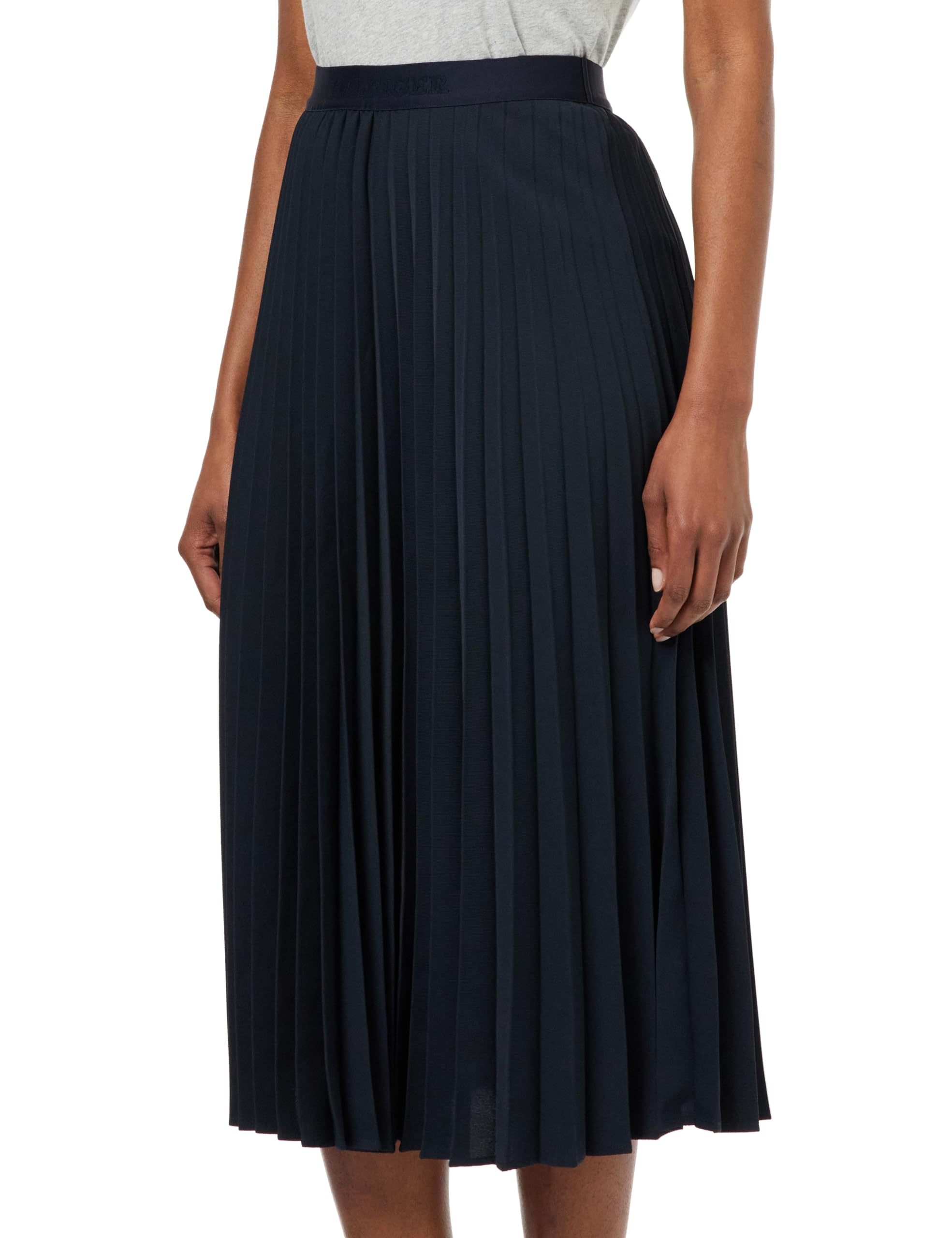 Tommy Hilfiger Spódnice plisowane Kobiety Fluid Twill Plisowana Spódnica Midi