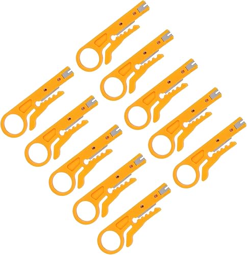 Miniatura 9 de Mini pelacables, pelacables de red, cortador de perforación para cable de alambre de red, pelacables de categoría 5e, necesidades diarias,