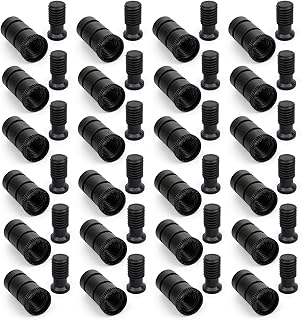 24 Pack Pool Cover Anchors for Inground Safety Covers, Universal 3/4" Hole Fit, Durable Rust Resistant Anchors, Easy Installation Pool Closing Kit for Concrete & Paver Decks