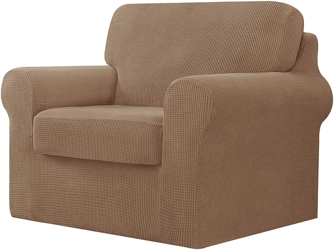 Housse de canapé extensible 7 pièces protection fauteuil 80-120cm
