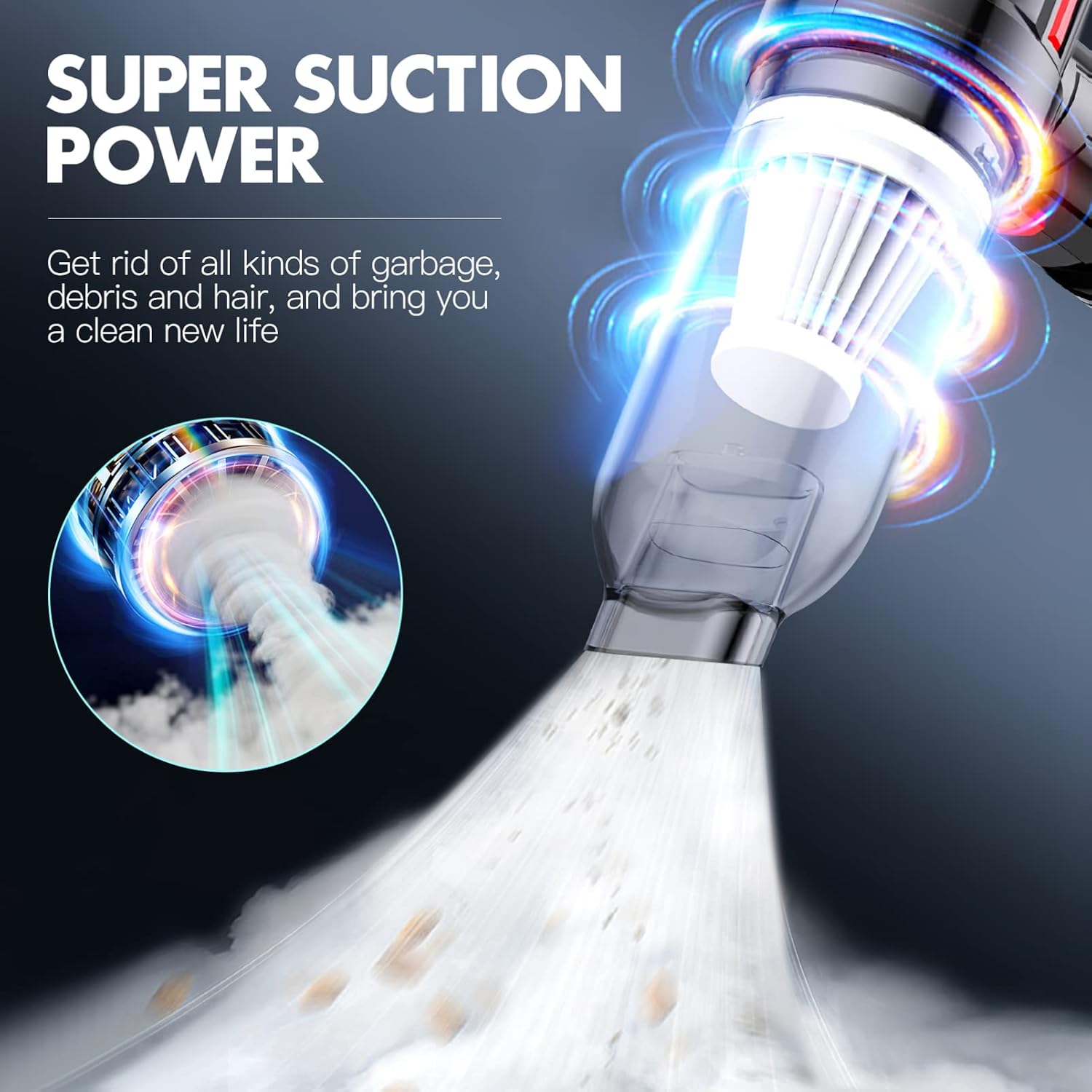 Generic Cordless Electric Air Duster Vacuum Cleaner with Suction Power Rechargeable Battery Multifunctional Handheld Dust Collector for Keyboard Lens and Window Cleaning