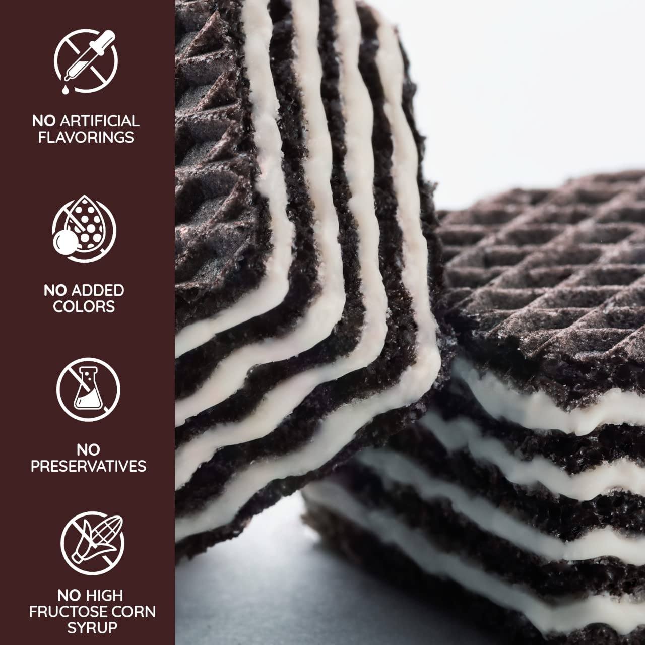 Loacker Quadratini- Cocoa & Milk Wafer Cookie, 8.82 Ounce (Pack of 4)