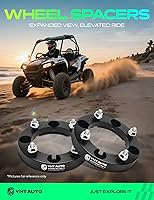 Vista 2 de YHTAUTO Espaciadores de rueda de 1.04 x 5.11 pulgadas para modelos Bombardier, Can-Am, Kawasaki, Suzuki, Outlander, Commander, Renegade, Mule