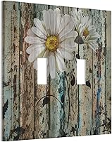 Vista 61 de Cubierta decorativa para interruptor de luz dúplex de 1 banda, placa frontal eléctrica, placa de receptáculo para baño, cocina, decoración del hogar