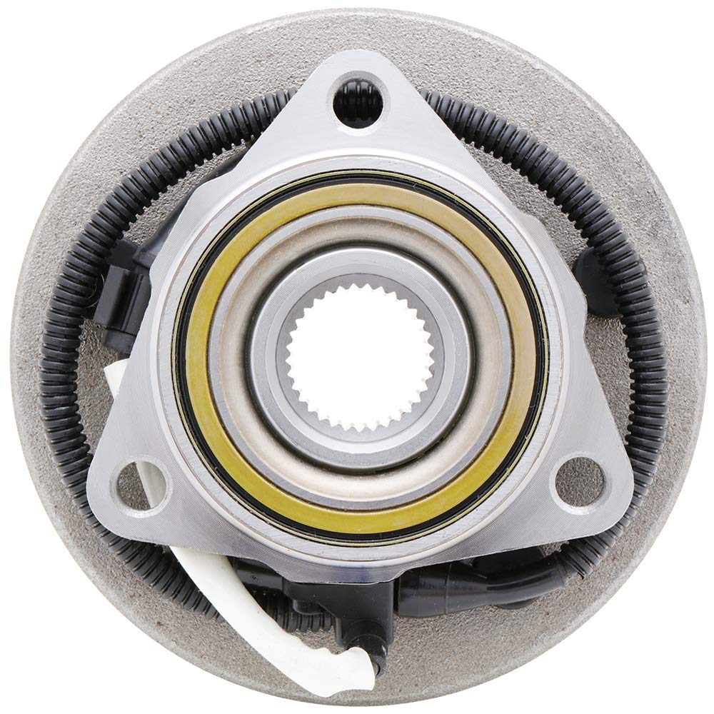 [2-Pack] 515029 - Front Driver and Passenger Side Wheel Hub Bearing Assembly Compatible with [4WD - 4-Wheel Drive Models ONLY] 2000-2004 Ford F-150, 2004 Ford F-150 Heritage