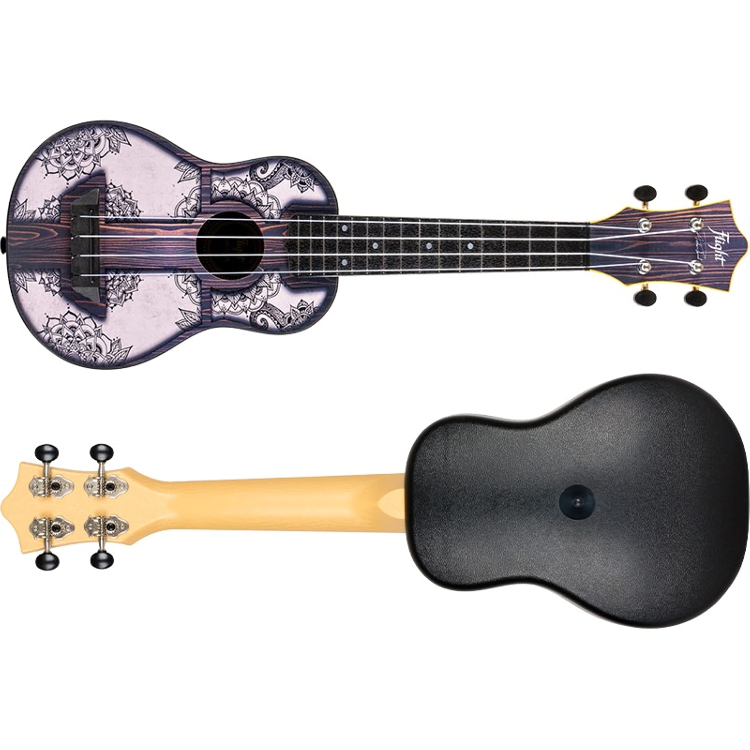 Flight Ukeleles TU40 ABS sopranowe ukulele podróżne - mandala