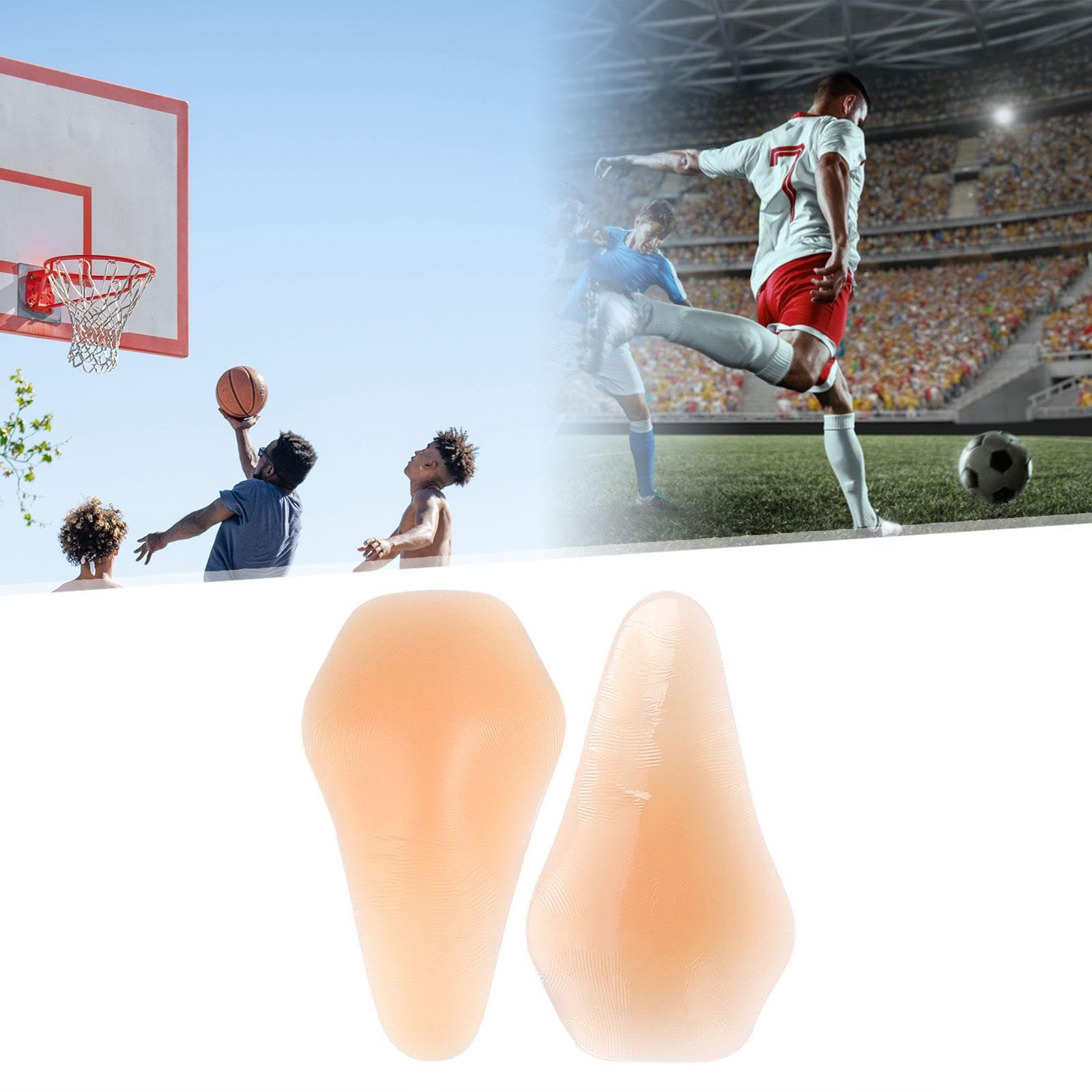 Milageto Genouillères en Silicone 1 Paire pour Patinage Ski Roller