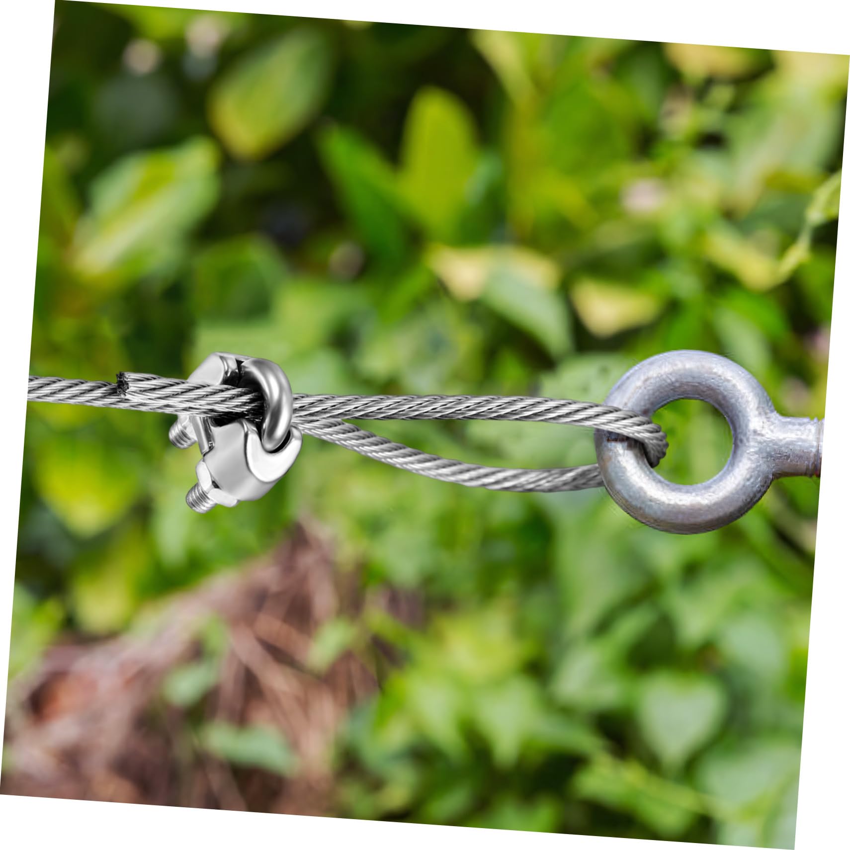 BESTYASH Cavi Metallici in Acciaio con Morsetti per Cavi Metallici di Tensione Premium Bulloni U Clip di Fissaggio Sella Utensili