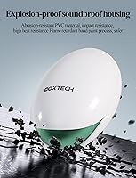 Vista 5 de boxtech Bomba de aire para acuario, bomba de aire de oxígeno para peces con válvula de aire ajustable, bomba de aire para tanque de peces con tubo
