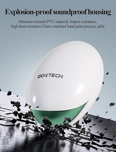 Miniatura 5 de boxtech Bomba de aire para acuario, bomba de aire de oxígeno para peces con válvula de aire ajustable, bomba de aire para tanque de peces con tubo