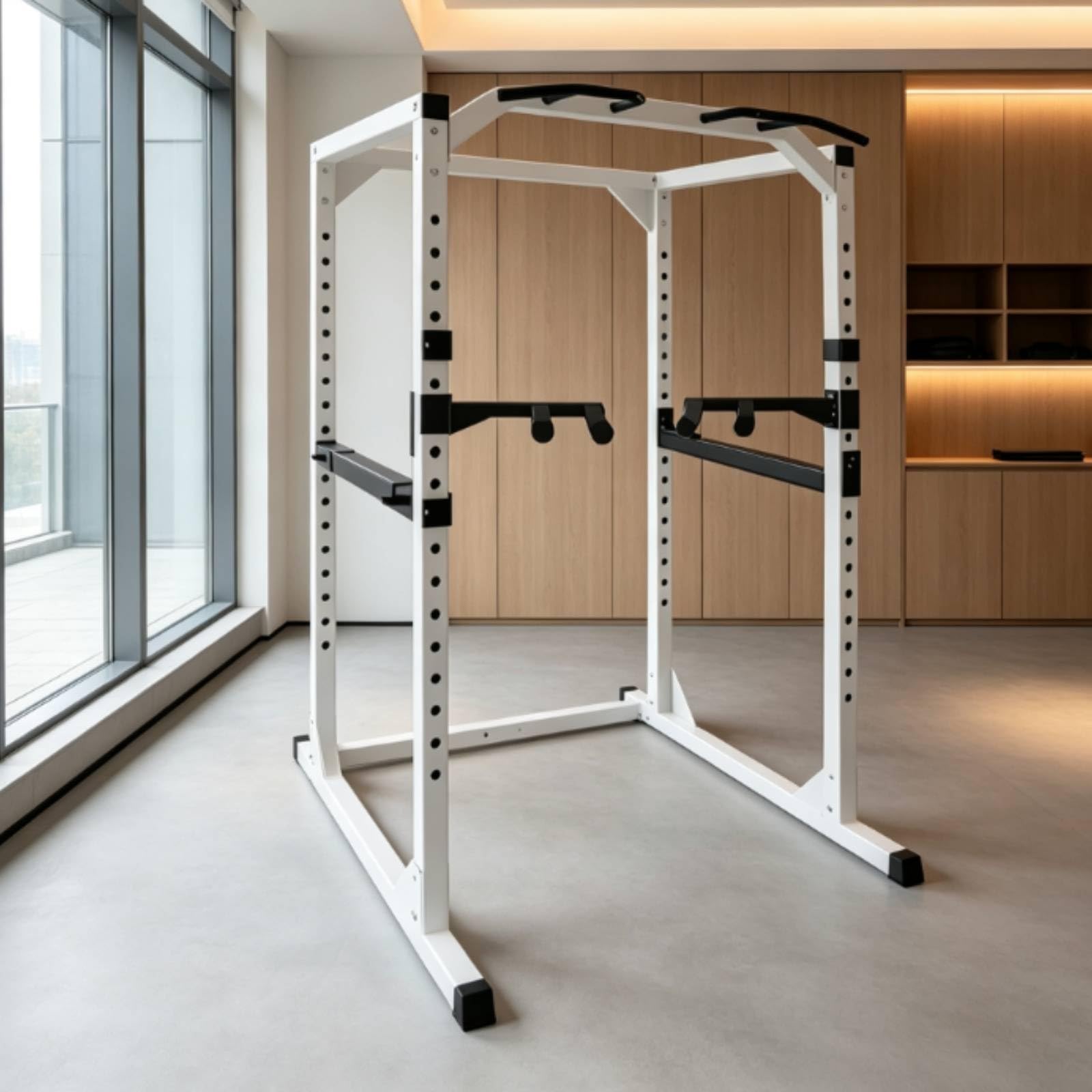 Mango para Equipo de Asa Empuñadura Accesorio con Doble Agarre Grupos Musculares Superiores Acero Q235 y Espuma, Para Tubo Cuadrado De 60 60mm, style to 1
