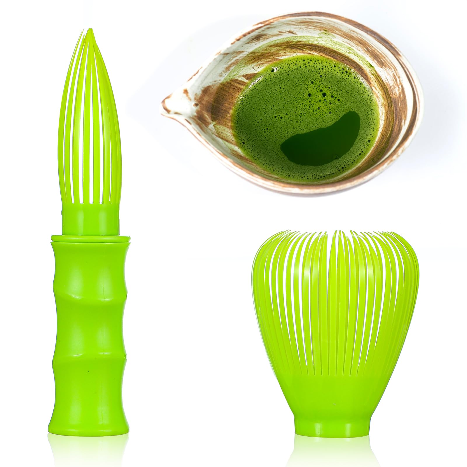 TIESOME Fouet à Matcha En Résine, Mélangeur à Matcha En Résine PP
