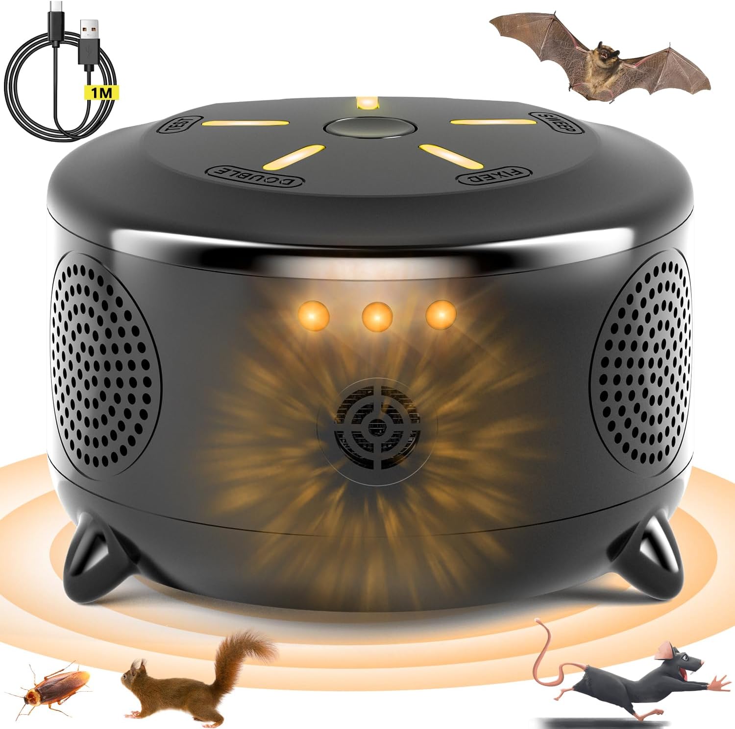 Mice Rat Repellent Indoor, Ultrasonic Repellent Rodent