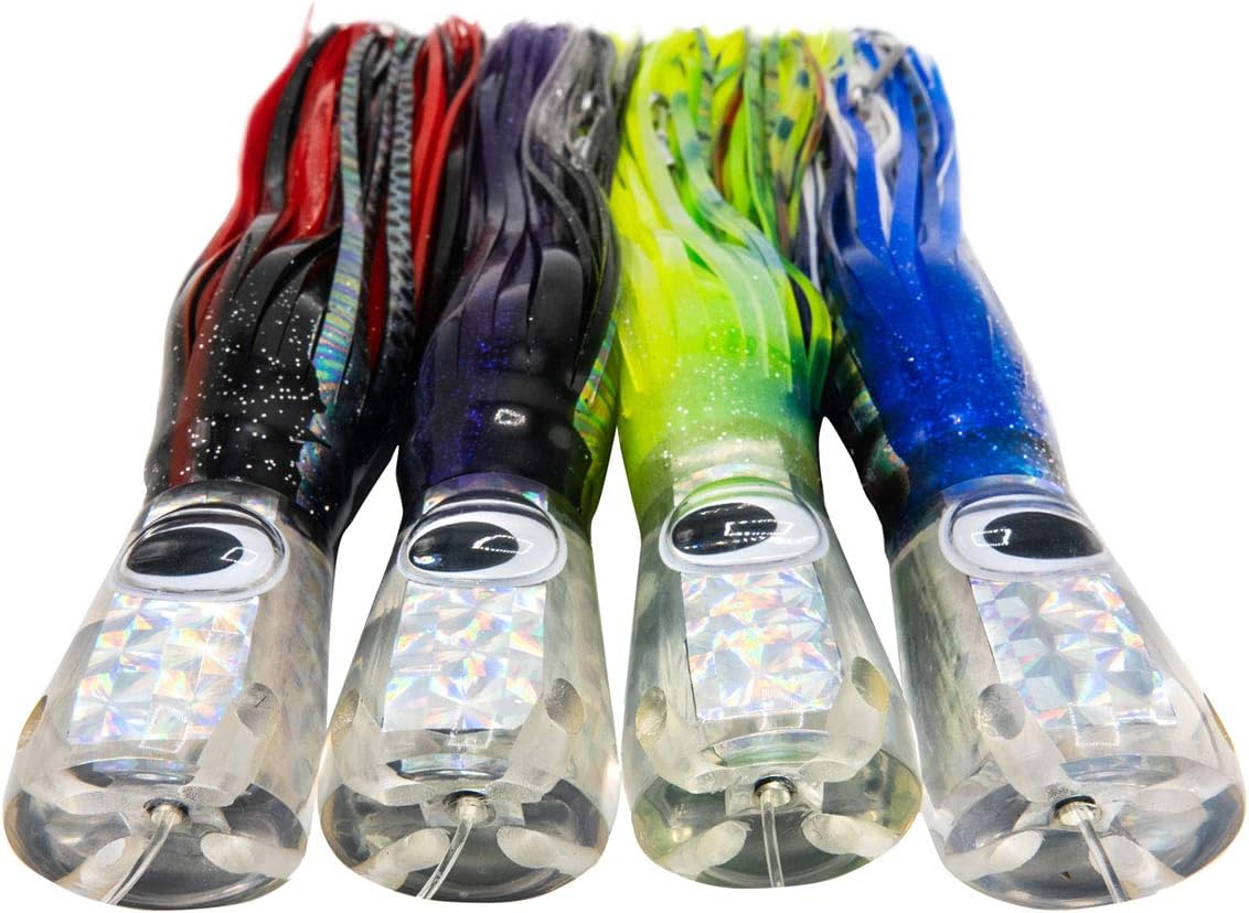 Jet-Head Trolling Lure Set (4 Pack)