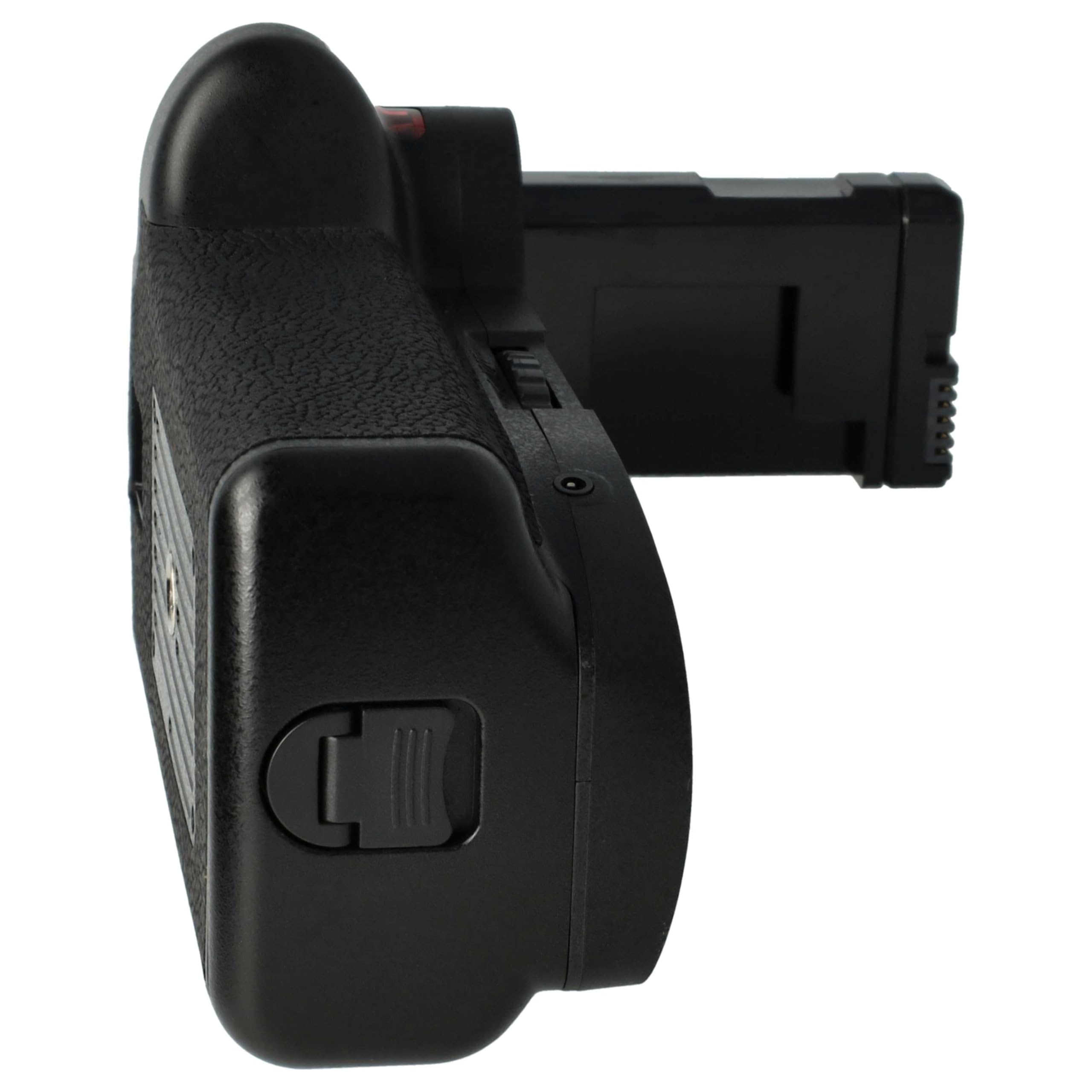 vhbw impugnatura battery grip compatibile con Nikon D5100, D5200, D5300 fotocamera reflex, incl. ghiera di selezione, plastica/metallo