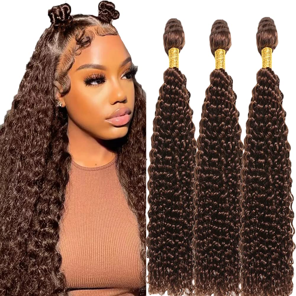 Chocolate Brown Bundles Human Hair 4 Human Hair Bundles