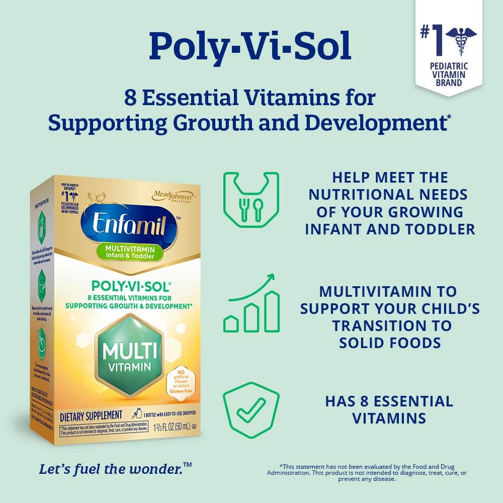 Enfamil – Suplemento multivitamínico de Poly-Vi-Sol con hierro de 17fl ...