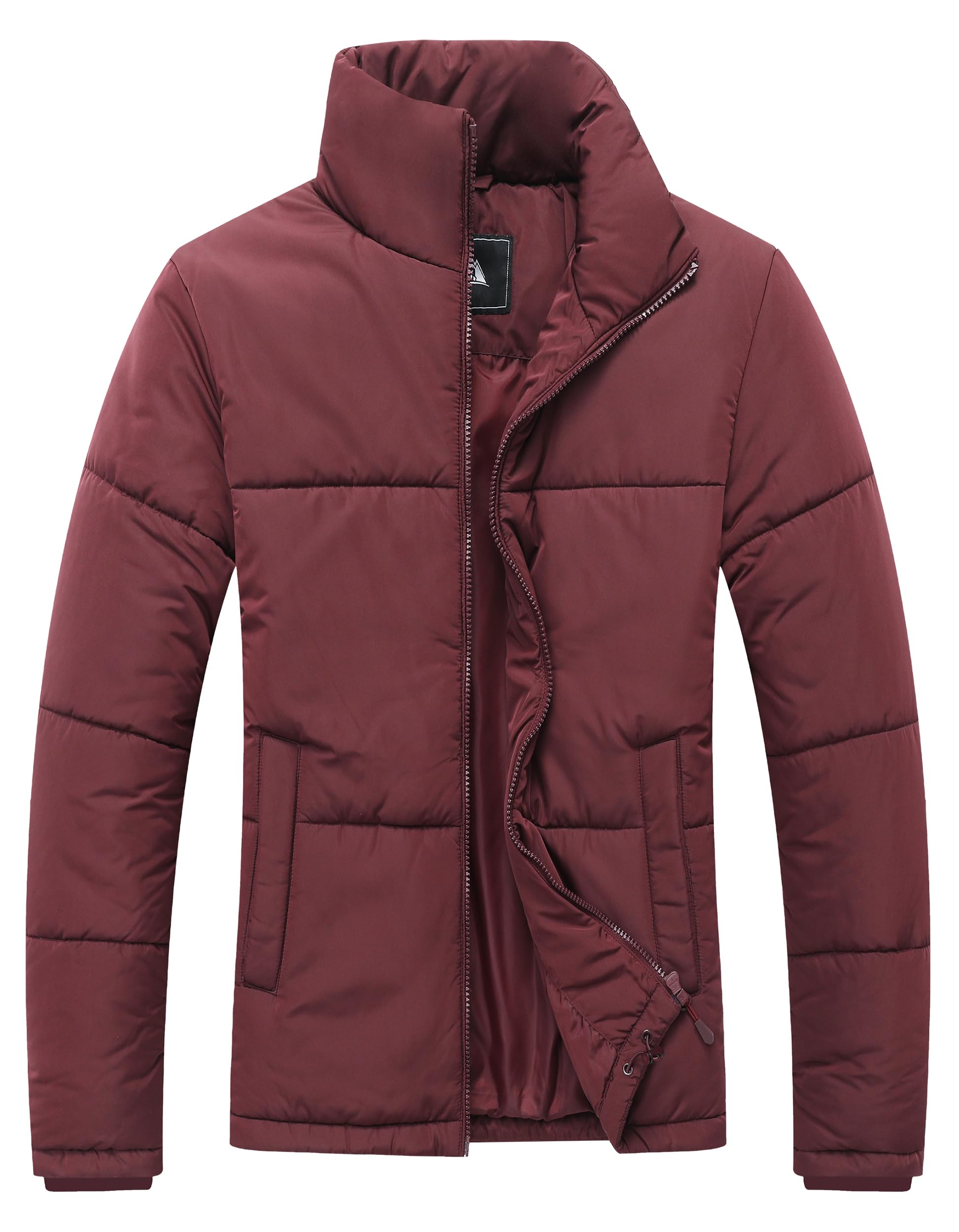 Women's Warm Winter Coat Waterproof Puffer Jacket Full-Zip Lightweight Winter Jacket