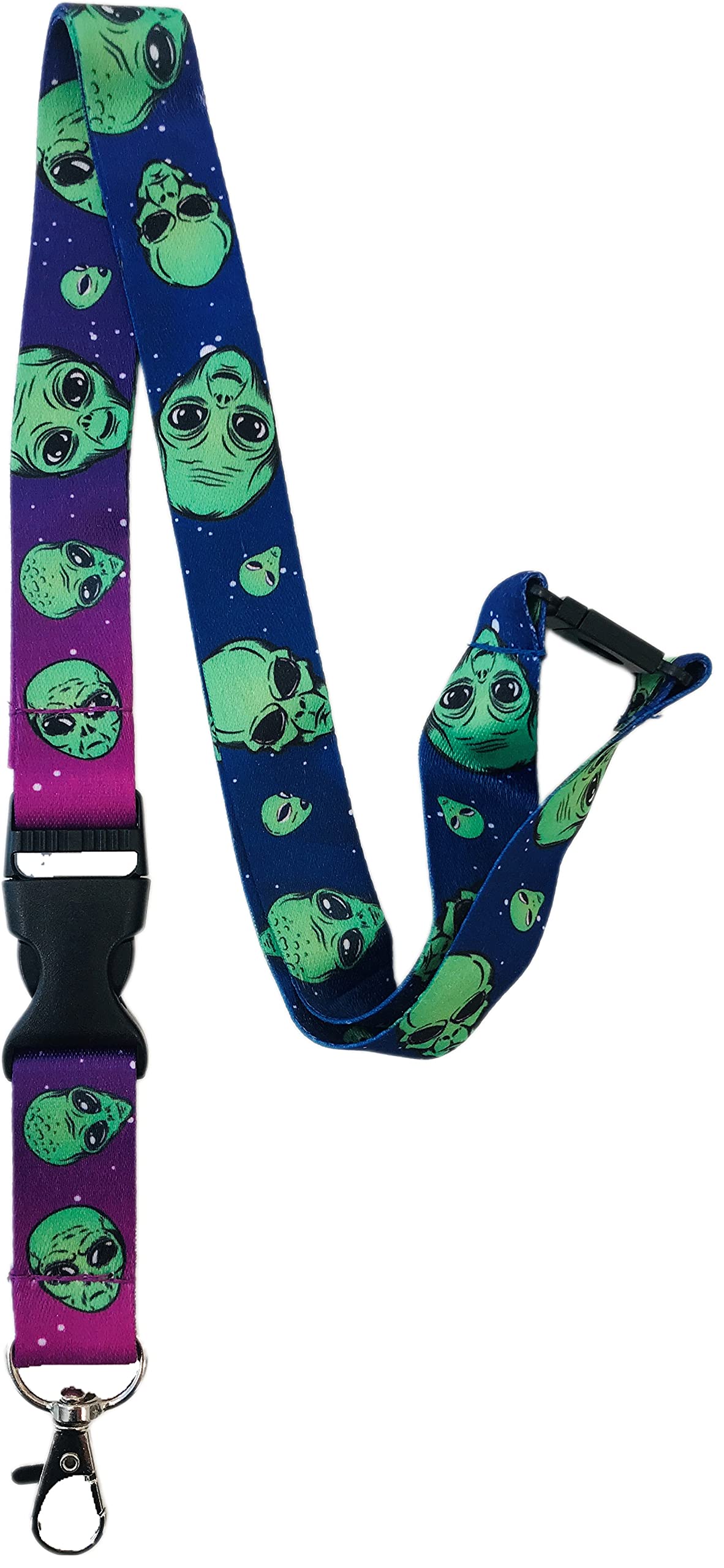 PAC Supplies Global Eric The Alien Head Lanyard With Safety Breakaway