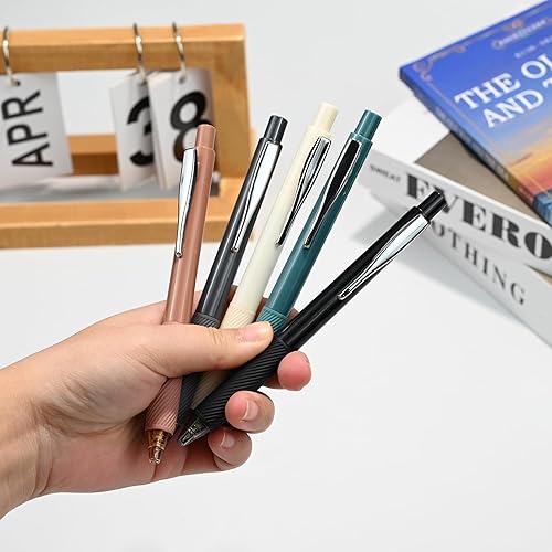 Miniatura 6 de Bolígrafos de gel de tinta negra de 0.020 in, bolígrafo de escritura suave de punta fina con agarre cómodo, adecuado para estudiantes, oficinas,