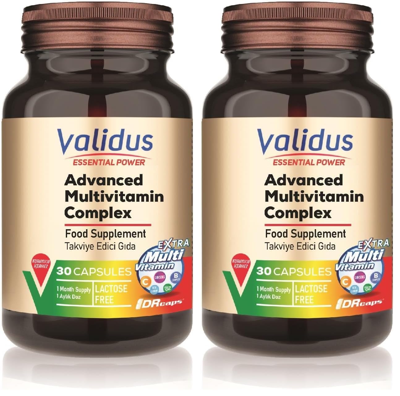 Validus Advanced Multivitamin Complex 30 Capsules (2 paketi)